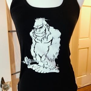 Fab Tank with Giant Gorilla holding Space Needle